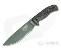 ESEE 6 OD Green Blade 3D OD Green/Black G10 Handles Fixed Blade 6POD-003