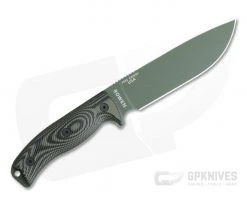 ESEE 6 OD Green Blade 3D OD Green/Black G10 Handles Fixed Blade 6POD-003 -Camping Knives best sale 6pod 003 3