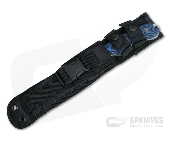 Bradford Knives Guardian6 Sabre Stonewashed 3V 3D Blue/Black G10 2 Bradford Knives Guardian6 Sabre Stonewashed 3V 3D Blue/Black G10 - Image 2