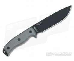 ESEE 6S-B Part Serrated Blade Black Sheath -Camping Knives best sale 6s b 3 1