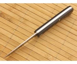 Farm and Field Tool Bullnose Work Knife Black Linen Micarta -Camping Knives best sale 715115 blm 3