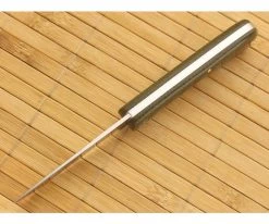 Farm and Field Tool Bullnose Work Knife Green Linen Micarta -Camping Knives best sale 715115 glm 3