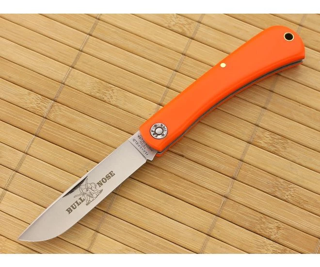 Farm and Field Tool Bullnose Work Knife Orange Delrin 2015 1 Farm and Field Tool Bullnose Work Knife Orange Delrin 2015