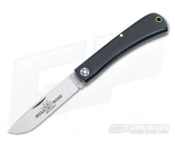 Farm and Field Tool Bullnose Work Knife Black Micarta