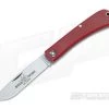 Farm and Field Tool Bullnose Work Knife Red Micarta