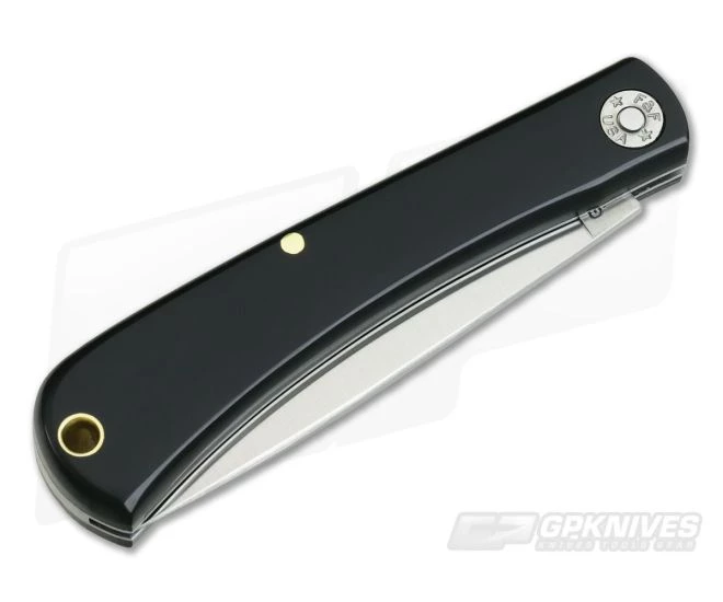 Great Eastern #71 Farm and Field Bullnose Work Knife Black Delrin 2 Great Eastern #71 Farm and Field Bullnose Work Knife Black Delrin - Image 2