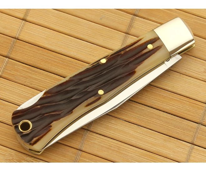 Tidioute Cutlery #72 Cody Scout Grizzly Cut Bone 2 Tidioute Cutlery #72 Cody Scout Grizzly Cut Bone - Image 2