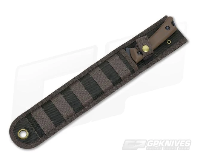 Kabar Jarosz Choppa Black 1095 Brown Ultramid Fixed Blade Knife 7507 2 Kabar Jarosz Choppa Black 1095 Brown Ultramid Fixed Blade Knife 7507 - Image 2
