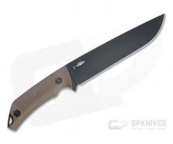 Kabar Jarosz Camp Turok Black 1095 Brown Ultramid Fixed Blade Knife 7511 -Camping Knives best sale 7511 3