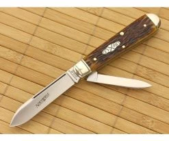 Northfield Cutlery #77 Yankee Jack Antique Yellow Bone