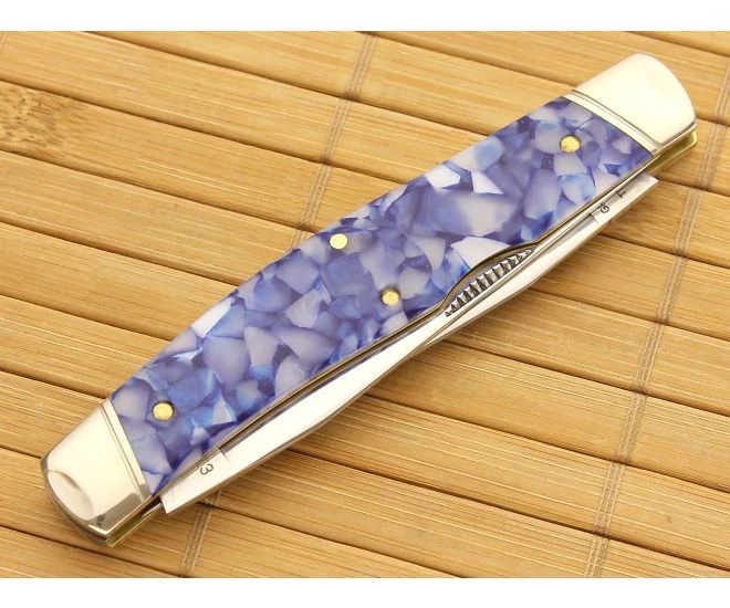 Northfield #81 Coon Skinner Staffordshire Blue Acrylic Serialized 2 Northfield #81 Coon Skinner Staffordshire Blue Acrylic Serialized - Image 2