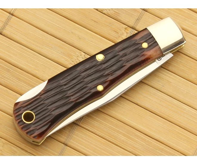 Tidioute #83LB Tascosa Little Lock Back Purple Sage Bone Clip Point 2 Tidioute #83LB Tascosa Little Lock Back Purple Sage Bone Clip Point - Image 2