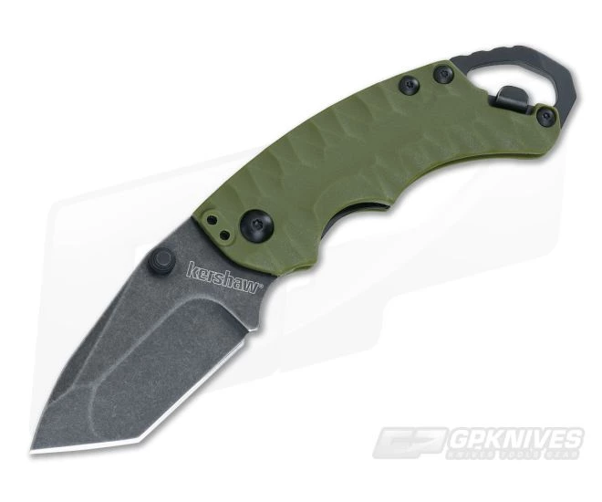 Kershaw Shuffle II Tanto Olive Blackwash Folder 8750TOLBW 1 Kershaw Shuffle II Tanto Olive Blackwash Folder 8750TOLBW