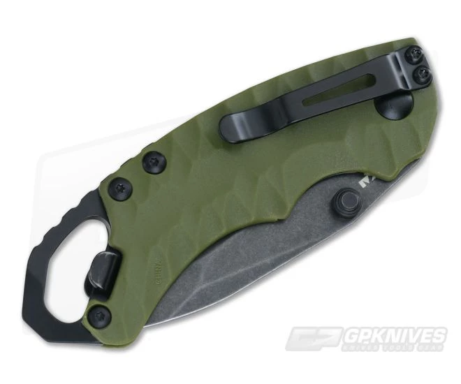 Kershaw Shuffle II Tanto Olive Blackwash Folder 8750TOLBW 2 Kershaw Shuffle II Tanto Olive Blackwash Folder 8750TOLBW - Image 2