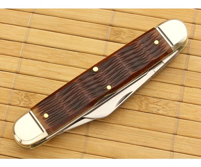 Northfield #98 Texas Cattle Knife Antique Autumn Bone 2 Northfield #98 Texas Cattle Knife Antique Autumn Bone - Image 2