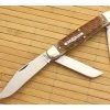 Tidioute #98 Texas Cattle Knife Amber Jig Bone