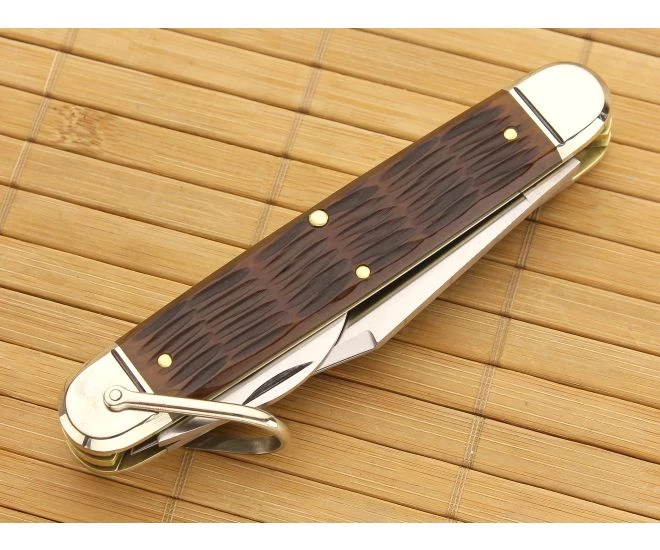 Northfield UN-X-LD #98 Texas Camp Knife Autumn Jig Bone 2 Northfield UN-X-LD #98 Texas Camp Knife Autumn Jig Bone - Image 2