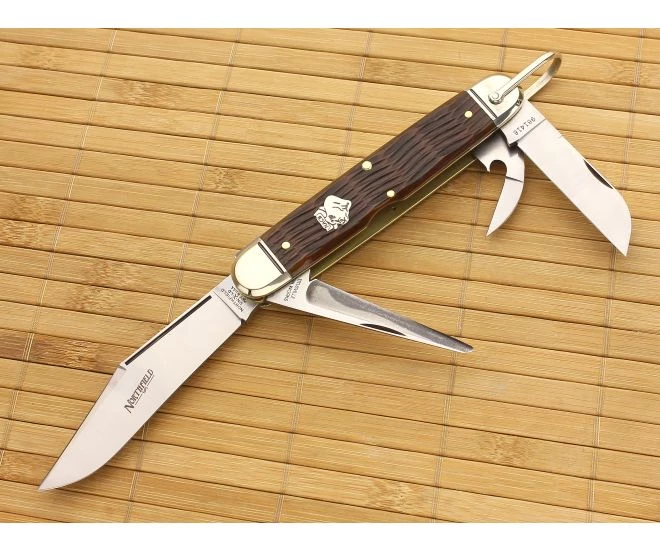 Northfield UN-X-LD #98 Texas Camp Knife Autumn Jig Bone 1 Northfield UN-X-LD #98 Texas Camp Knife Autumn Jig Bone