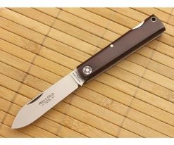 Farm & Field #99 Farmer Lock Maroon Linen Micarta