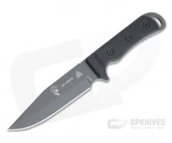 TOPS Knives Air Wolfe Tactical Gray 1095 Black G10 Fixed Blade Knife AIR-01