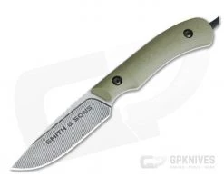 Smith & Sons Axiom OD Green G10 Tan Liners AEB-L EDC Fixed Blade