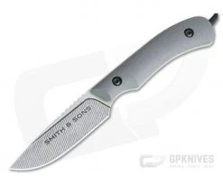 Smith & Sons Axiom Gray G10 Toxic Liners AEB-L EDC Fixed Blade