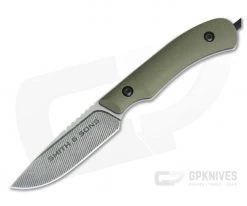 Smith & Sons Axiom OD Green G10 Black Liners AEB-L EDC Fixed Blade