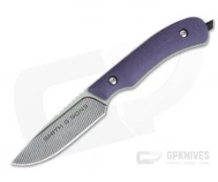 Smith & Sons Axiom Purple G10 Toxic Green Liners AEB-L EDC Fixed Blade
