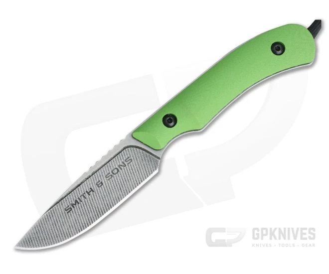 Smith & Sons Axiom Toxic Green G10 Black Liners AEB-L EDC Fixed Blade 1 Smith & Sons Axiom Toxic Green G10 Black Liners AEB-L EDC Fixed Blade