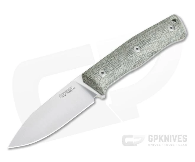 LionSteel B35 Green Canvas Micarta Flat Ground Sleipner Bushcraft Fixed Blade 1 LionSteel B35 Green Canvas Micarta Flat Ground Sleipner Bushcraft Fixed Blade