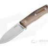 LionSteel B35 Santos Wood Flat Ground Sleipner Bushcraft Fixed Blade