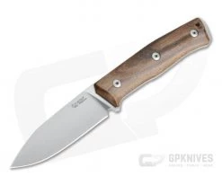 LionSteel B35 Santos Wood Flat Ground Sleipner Bushcraft Fixed Blade