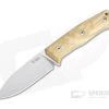LionSteel B35 Olive Wood Flat Ground Sleipner Bushcraft Fixed Blade