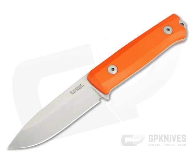 LionSteel B40 Bushcraft Orange G10 Sleipner Steel Fixed Blade 1 LionSteel B40 Bushcraft Orange G10 Sleipner Steel Fixed Blade