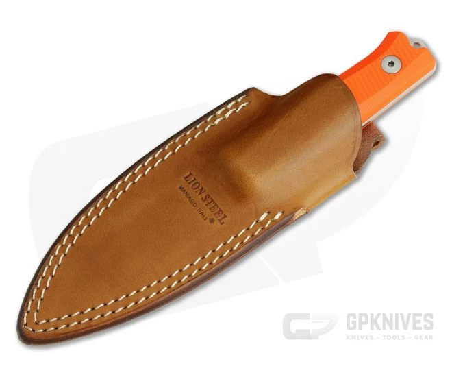 LionSteel B40 Bushcraft Orange G10 Sleipner Steel Fixed Blade 2 LionSteel B40 Bushcraft Orange G10 Sleipner Steel Fixed Blade - Image 2
