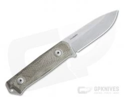 LionSteel B41 Bushcraft Green Canvas Micarta Sleipner Steel Fixed Blade -Camping Knives best sale b41 cvg 3
