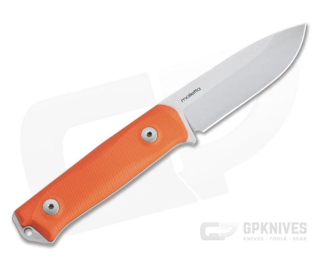 LionSteel B41 Bushcraft Orange G10 Sleipner Steel Fixed Blade 3 LionSteel B41 Bushcraft Orange G10 Sleipner Steel Fixed Blade - Image 3