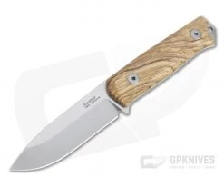 LionSteel B41 Bushcraft Olive Wood Sleipner Steel Fixed Blade