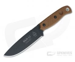 TOPS BAJA 4.5 Reserve Edition Tan Canvas Micarta Fixed Blade Knife