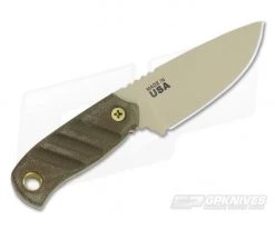 TOPS BAJA 3.0 Coyote Tan Fixed Blade Knife -Camping Knives best sale baja03 3