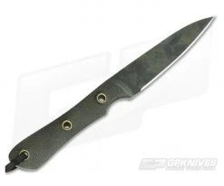 Smith & Sons Bandit Original Patina CPM D2 OD Green Micarta Compact Fixed Blade -Camping Knives best sale bd gm op 3