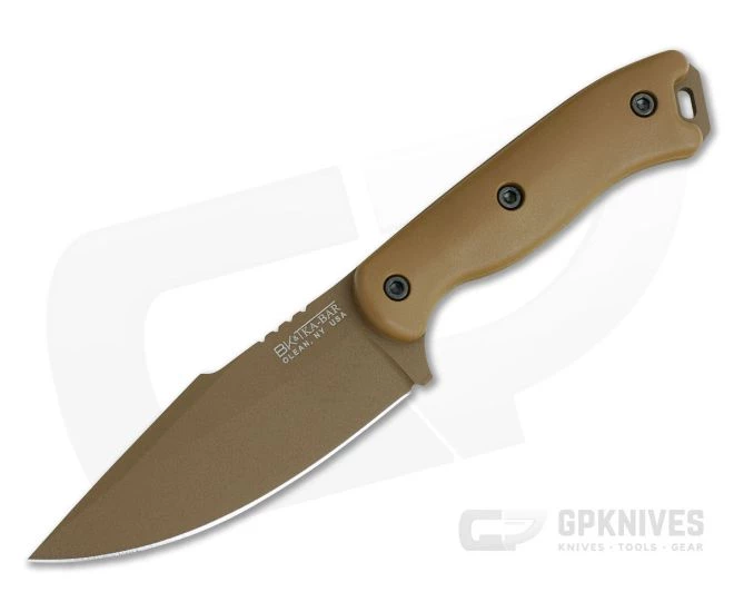 Kabar Becker BK18 Harpoon Tan 1095 Tactical Fixed Blade Knife 1 Kabar Becker BK18 Harpoon Tan 1095 Tactical Fixed Blade Knife