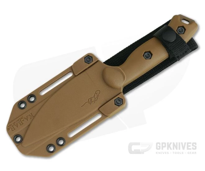 Kabar Becker BK18 Harpoon Tan 1095 Tactical Fixed Blade Knife 2 Kabar Becker BK18 Harpoon Tan 1095 Tactical Fixed Blade Knife - Image 2