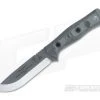 TOPS B.O.B. Fieldcraft Knife Black Micarta Tumble Finish