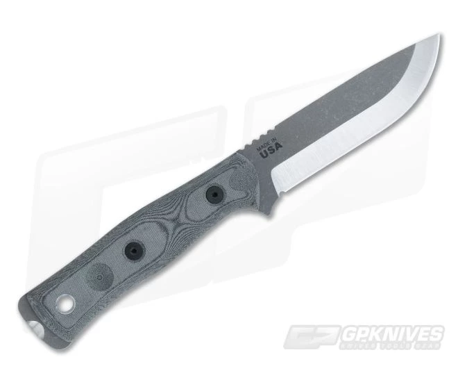 TOPS B.O.B. Fieldcraft Knife Black Micarta Tumble Finish 3 TOPS B.O.B. Fieldcraft Knife Black Micarta Tumble Finish - Image 3