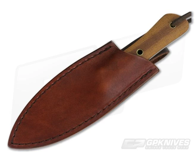 Smith & Sons Brave Darkened D2 Natural Micarta Every Day Carry Fixed Blade 2 Smith & Sons Brave Darkened D2 Natural Micarta Every Day Carry Fixed Blade - Image 2