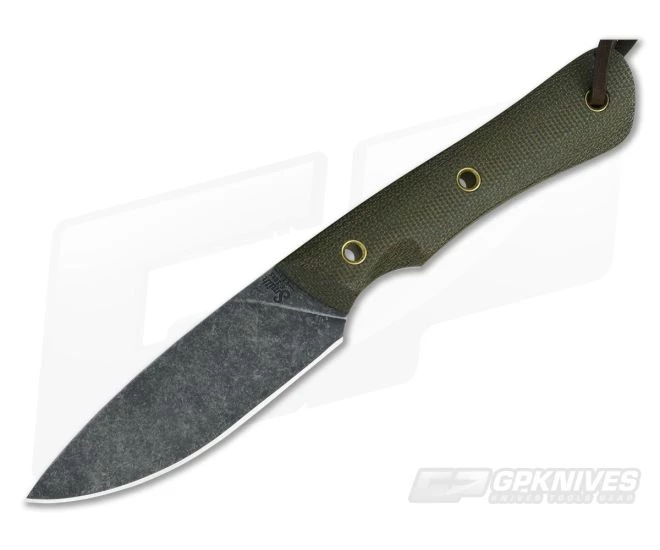 Smith & Sons Brave Darkened D2 OD Green Micarta Every Day Carry Fixed Blade 1 Smith & Sons Brave Darkened D2 OD Green Micarta Every Day Carry Fixed Blade