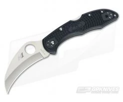Spyderco Tasman Salt 2 Plain H1 Black FRN Back Lock Folder C106PBK2