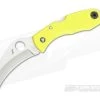Spyderco Tasman Salt 2 Plain H1 Yellow FRN Back Lock Folder C106PYL2