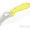 Spyderco Tasman Salt 2 Serrated H1 Yellow FRN Back Lock Folder C106SYL2